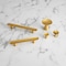 Hickory Hardware Maven Collection Pull 3 Inch Center to Center Brushed Golden Brass Finish H078778BGB - alternate 5